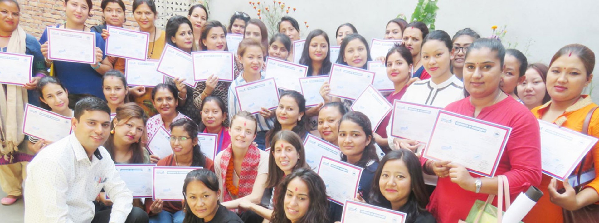 Students at Kathmandu Montessori Training Center